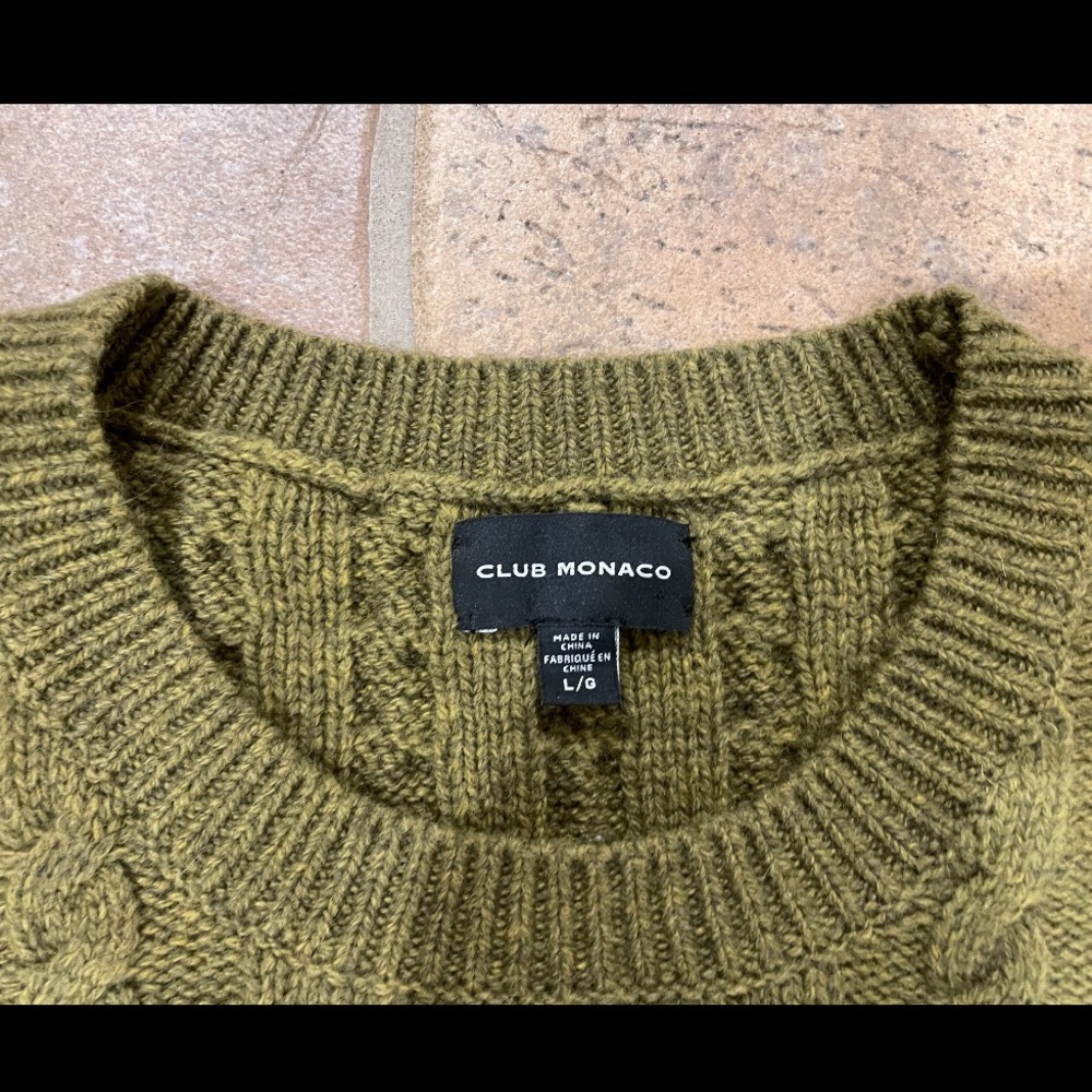 Wool Cable neck - Picture 3 of 3